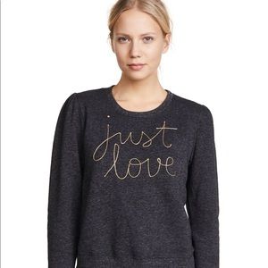 SUNDRY JUST LOVE sweatshirt   SIZE 0